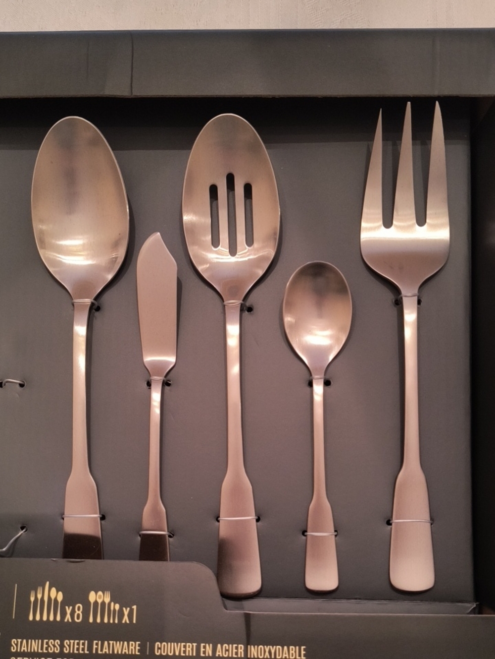 Stainless Steel Serving Set - Picture 2 of 10
